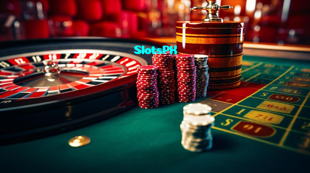 SlotsPK casino presented on mobile device in Pakistan with slots and live games